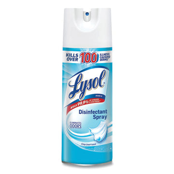 LYSOL® Brand Disinfectant Spray, Crisp Linen Scent, 12.5 Oz Aerosol Spray, 12-carton freeshipping - TVN Wholesale